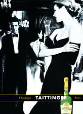 TAITTINGER CHAMPAGNE AD #3 RARE 2001 OUT OF PRINT