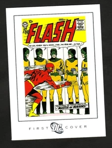 DC LEGACY FIRST TITLE COVERS INSERT CARD FC4 THE FLASH ISSUE 105 - Foto 1 di 1