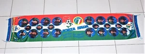 Sciarpa Mondiali ITALIA 90 FORZA ITALIA Azzurri con volto calciatori CALCIO 1990 - Foto 1 di 3