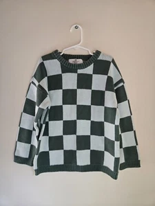 Boys H&m Checkered Sweater Size 7 - Picture 1 of 5