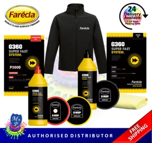 Farecla KT3001 G360 Super Fast Compound Kit & KT3006 G360 Polish Kit & Jacket - Picture 1 of 8