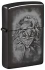 Zippo 48914,  Devilish Clown Design,  High Polish Black Finish Lighter, NEW