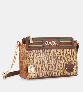 Anekke Urban Triple Compartment Messenger Shoulder Bag 35673-245 - Picture 1 of 8