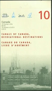 Canada sc#1734a Canals, Booklet Bk208b, Mint-NH - Picture 1 of 4