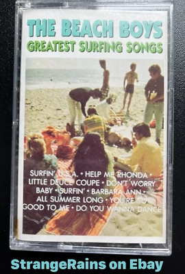 The Beach Boys - GREATEST SURFING SONGS - Cassette Tape  - Brian Wilson ~ TESTED - Image 1 of 4
