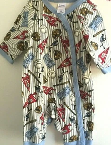 Nick & Nora New Born Jungen Baseball Baby Outfit mit Premium Socken Set Neu - Bild 1 von 9