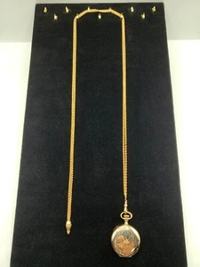 14k Gold Ladies Waltham Antique Pocket Watch Diamond Case Model 1900 Yr 1903 - Picture 1 of 16