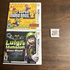 New Super Mario Bros. 2, Luigi’s Mansion & Paper Mario (Nintendo 3DS) Bundle Lot