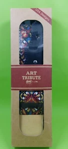Gitarrengurt bestickt rot Vintage gewebt mit GRATIS BONUS - 2 Plektren Gurtverschlüsse 1A - Bild 1 von 3