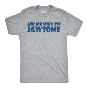 Toddler Ask Me Why Im Jawsome Jaws Shark Flip Up T shirt for Kids - Picture 1 of 29