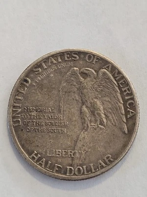 1925 Stone Mountain Commemorative Half Dollar 50C, XF+ , Toned SHIPS FREE - Image 1 of 4