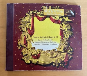 Mozart Concerto 24 Edwin Fischer London Lawrence Collingwood 4 Record Set DM-482 - Picture 1 of 10