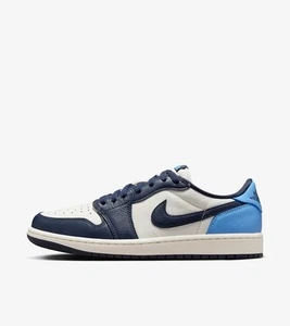 Jordan 1 low Og Obsidian UNC Gs Size 7 Or Women’s 8.5 (CZ0858-400) Fast Ship - Picture 1 of 1