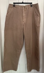 Nike Life Men's 40 Relaxed Fit Heavyweight Carpenter Pants Hemp/Hemp FZ6569-200 - Picture 1 of 16