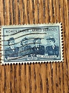 3-cent Women In Our Armed United States Stamp used - Picture 1 of 4