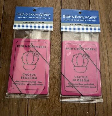 Набор из 2 подвесных ароматических диффузоров освежителей воздуха CACTUS BLOSSOM Bath & Body Works - Изображение 1 из 4