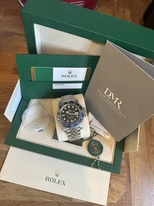 Rolex GMT-Master II Batgirl 126710BLNR Jubilee  2019 Stickered With Receipt - Picture 1 of 2