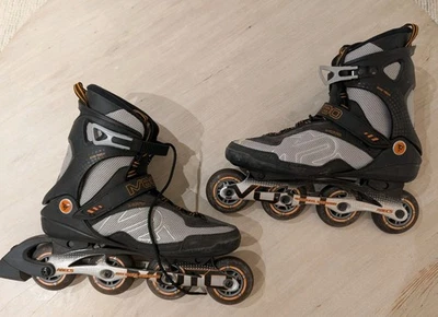 Patines en línea K2 Moto 80M para hombre talla 12 US ABEC 5 rodamientos ruedas de 80 mm gris Foto 1 de 4