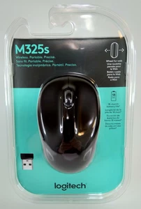 Logitech M325s Black USB Wireless Mouse (910006825) - New / Unopened - Picture 1 of 8