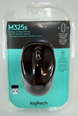 Logitech M325s Black USB Wireless Mouse (910006825) - New / Unopened - Image 1 of 4