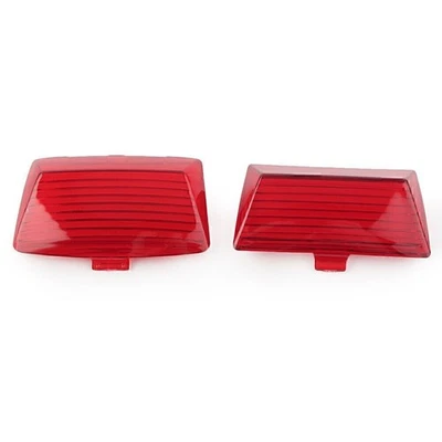 Cubierta de lente de luz roja puntas de guardabarros protector de barro apto para Harley Touring Ultra Classic Foto 1 de 4