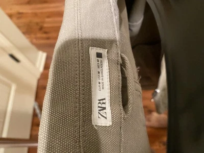 Zara Washed Zipper Jacket Men’s Size Medium As seen on TV.  New with tags! - Image 1 of 4