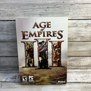 Age of Empires 3 III PC CD - ROM Microsoft Games scellé en usine neuf 2005 OOP - Photo 1/9