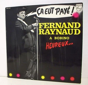 33T Fernand RAYNAUD Vinyle LP 12" A BOBINO - HEUREUX - PHILIPS 77708 F Reduit - Picture 1 of 2