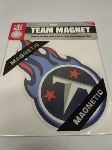 Officially Licensed NFL Tennessee Titans 8" Team Logo Car MAGNET Cover