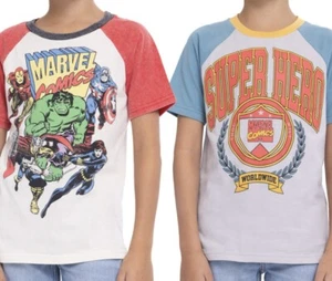Marvel Boys Short Sleeve T Shirt Size Large 10/12 - Picture 1 of 9