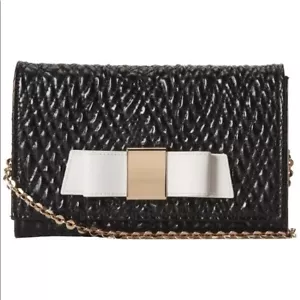 Ivanka Trump Blair Chain Shoulder Bow Clutch - Picture 1 of 8