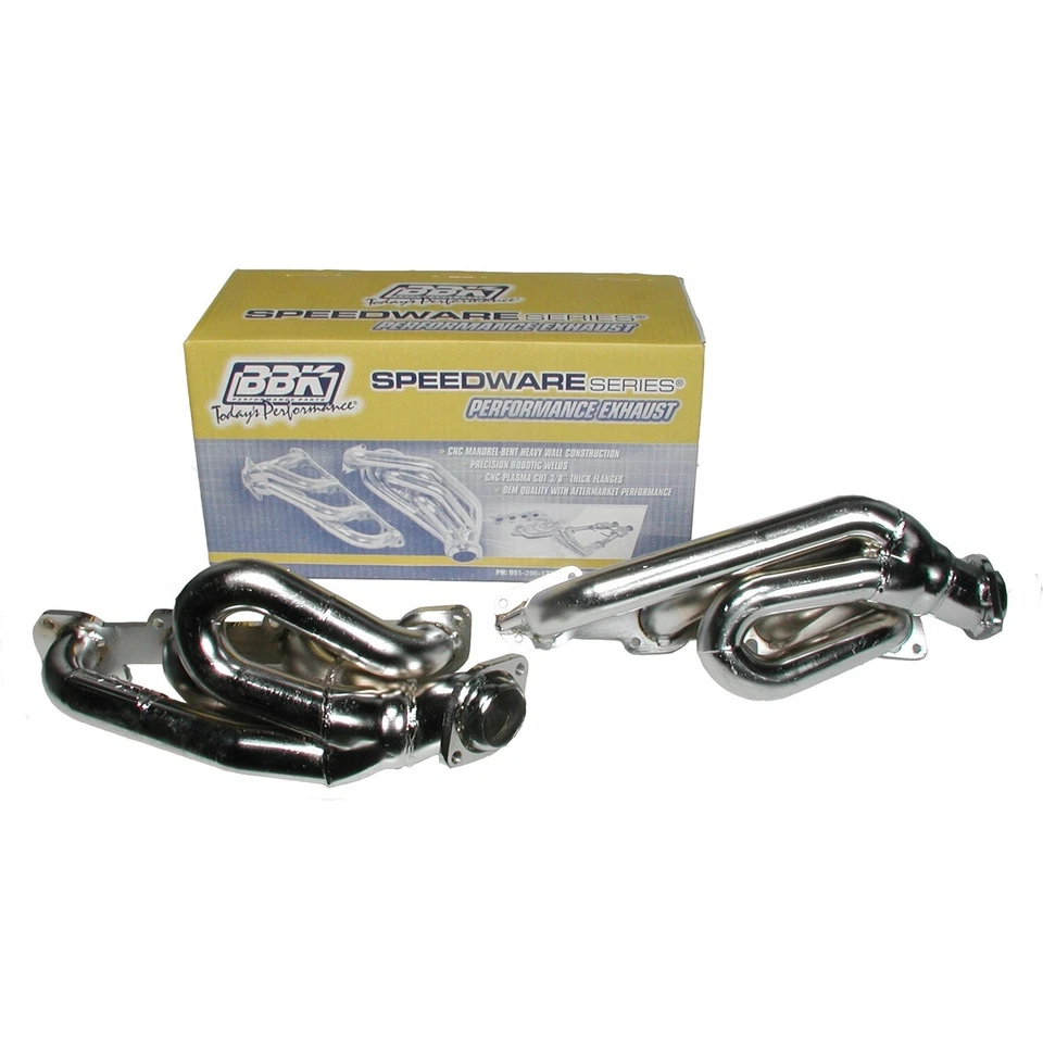 Exhaust Header-RWD BBK Performance Parts 4009 fits 04-06 Dodge Ram 1500 5.7L-V8