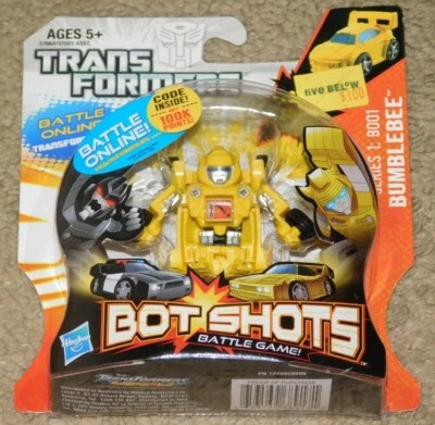 TRANSFORMERS BOT SHOTS BATTLE GAME SERIES 1 (B001) BUMBLEBEE - New In Package - Image 1 of 2