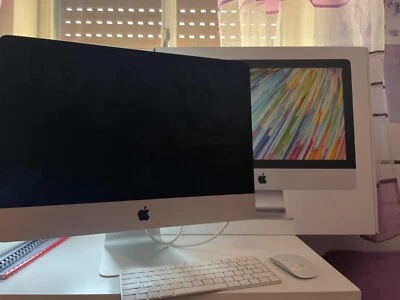 iMac Apple da 21.5’’ con display Retina 4k colore argento. Con scatola originale - Immagine 1 di 4