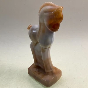 Imperial Glass w/ Heisey Mold - Slag Glass Standing Colt Pony Horse Vintage - Picture 1 of 8