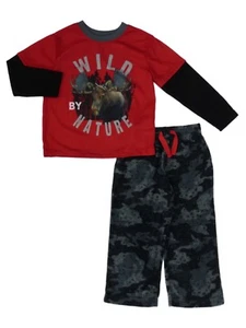 Faded Glory Boys Wild By Nature Sleepwear Camouflage Pajama Set 4-5 - Picture 1 of 1