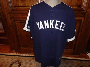 Vintage Sewn Majestic Cooperstown New York Yankees #23 Mattingly Jersey Fits 2XL - Picture 1 of 9