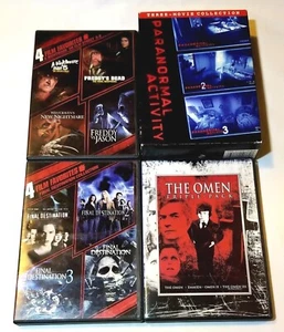Nightmare On Elm Street 5-8, Final Destination 1-4, The Omen Triple Pack... DVD - Imagen 1 de 6