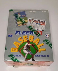 Fleer 1993 Baseball Series 2 Factory Sealed Box #470 - Picture 1 of 2