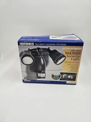 Brinks 200 Watt Halogen Outdoor Security Lighting System Floodlight  - Image 1 of 2