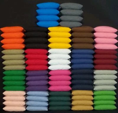 Set of 8 CORNHOLE BAGS PICK YOUR 2 COLORS!!! BEST QUALITY BAGS ON EBAY!!  - Image 1 of 4