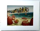 "STRAWBERRY BEACH" by Jacek Yerka  2007 11 x 14 Matted Art Print