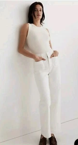 Jean MADEWELL $128 Perfecto Vintage Pierna Ancha Parche Bolsillo Talla 31, Nuevo con Etiquetas Leer - Imagen 1 de 10