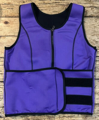 Chaleco de neopreno púrpura talla M entrenador de cintura Foto 1 de 4