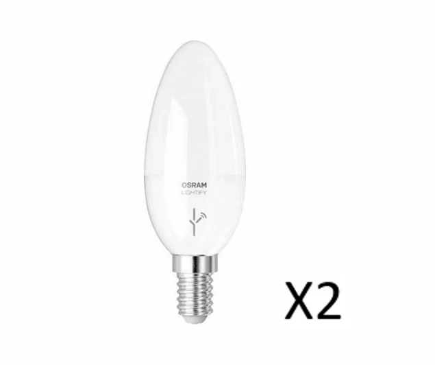 2 Stück OSRAM LIGHTIFY CLB40 Tunable White 6W 827-865 470lm E14 Matt  - Bild 1 von 1