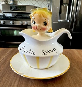 VINTAGE HH ERA LEFTON PIXIEWARE 1950'S SWEETIE SYRUP - Picture 1 of 10
