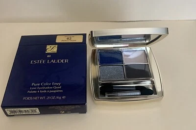Estee lauder Pure Color Envy Luxe Eyeshadow Quad #02 Indigo Night-0.28oz-NWB - Image 1 of 3