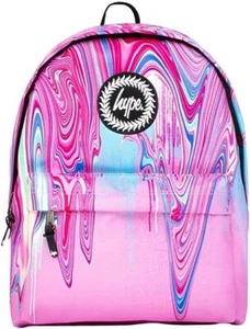 Hype Pink Marble Drip Backpack - Picture 1 of 3