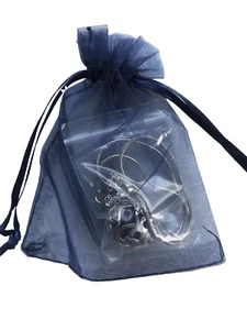 Kette Halskette mit Kugel Modeschmuck silber/schwarz NEU - Picture 1 of 3