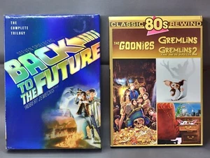Back To The Future Trilogy DVD Box Set Goonies and Gremlins Movies 1 and 2 - Picture 1 of 7